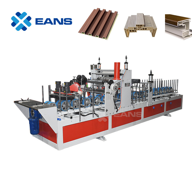 Машина для упаковки профилей оконной и дверной рамы из ПВХ WPC