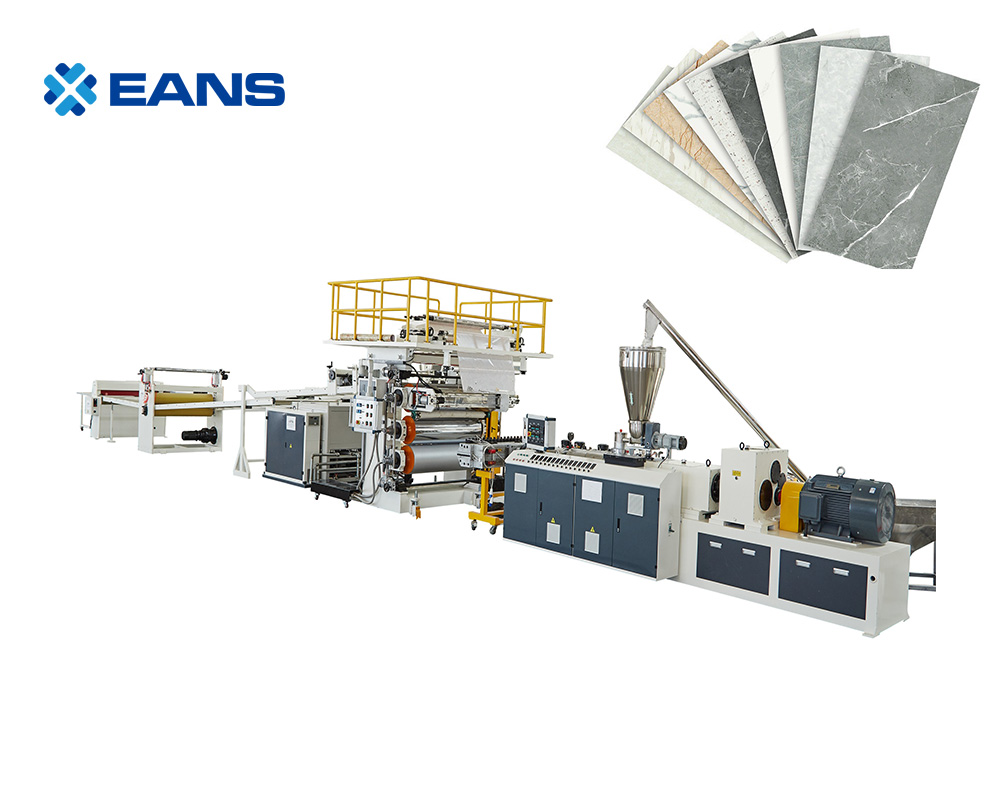 Машина для производства мраморных листов ПВХ (2)