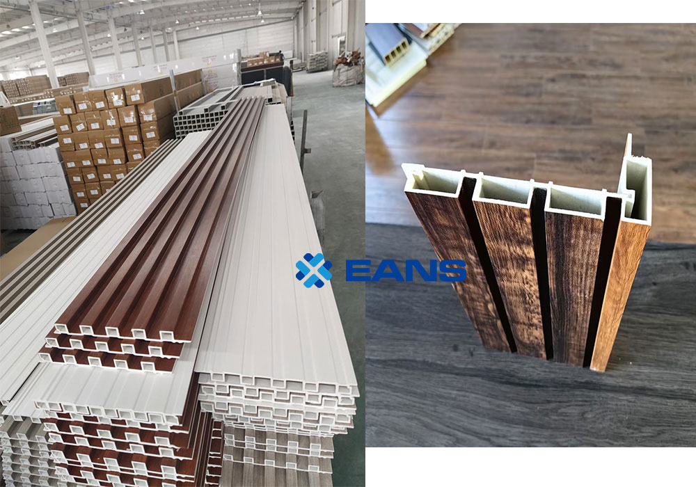 WPC рифленая стеновая панель