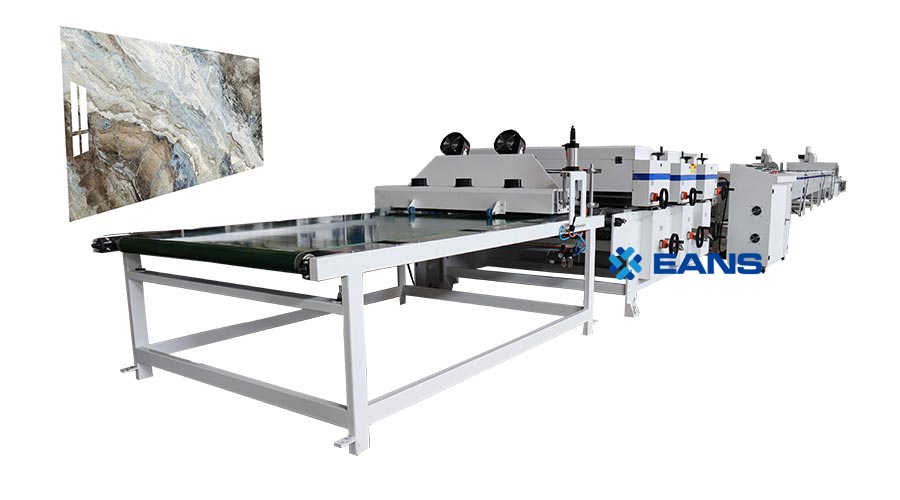 Линия покрытия мраморных листов ПВХ