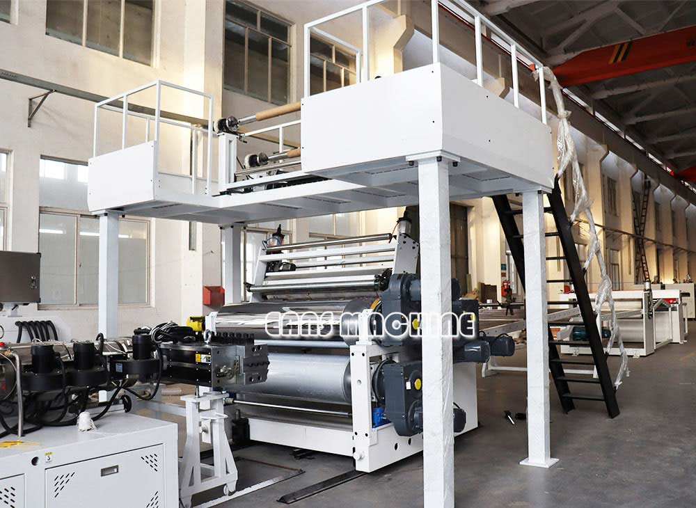 Машина для изготовления мраморных листов из ПВХ