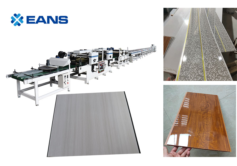 Линия нанесения покрытия на стеновые панели из ПВХ