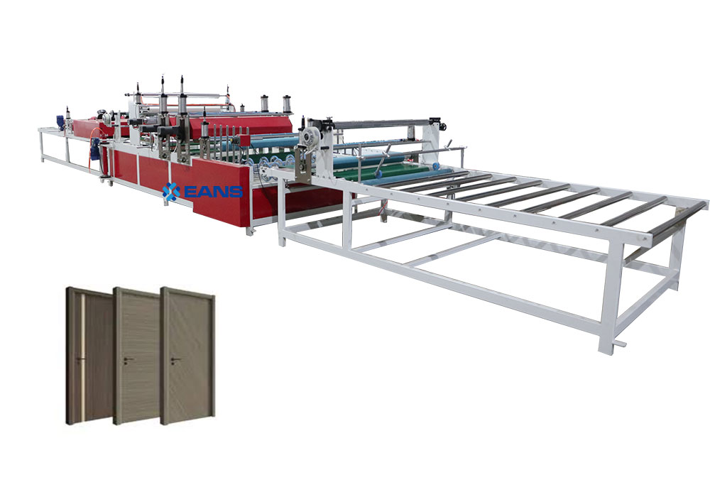 машина для ламинирования дверей WPC