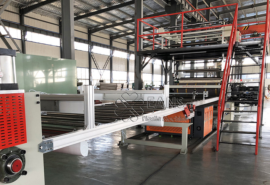 Машина для изготовления листов мрамора с УФ-излучением